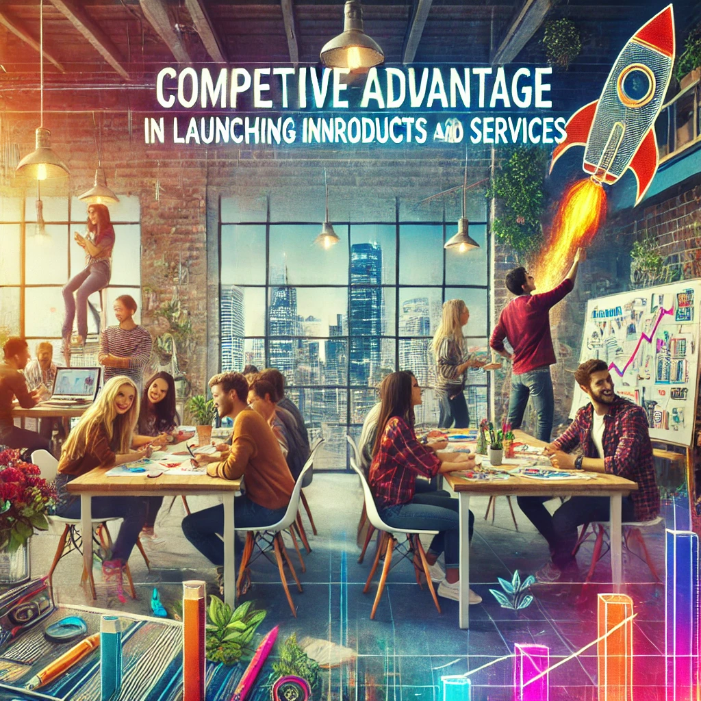 Vantagem competitiva no lançamento de produtos e serviços inovadores